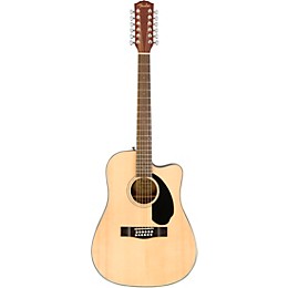 Fender CD-60SCE Dreadnought 12-String Acoustic-Electric Guitar Natural