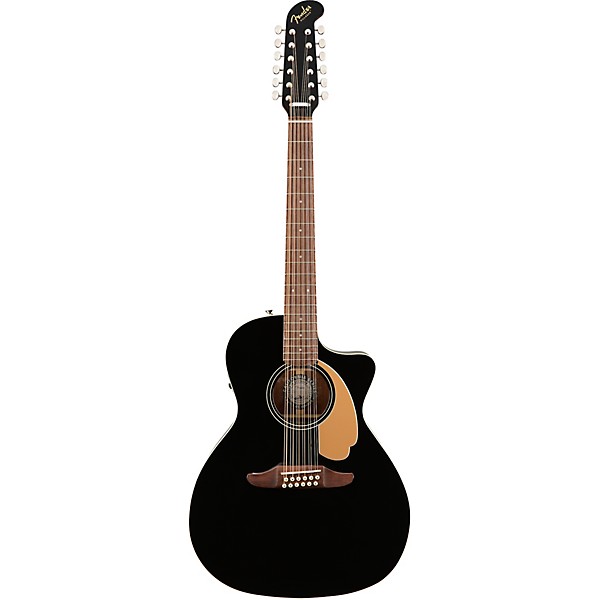 Open Box Fender Villager 12-String V3 Acoustic-Electric Guitar Level 2 Jetty Black 190839908438