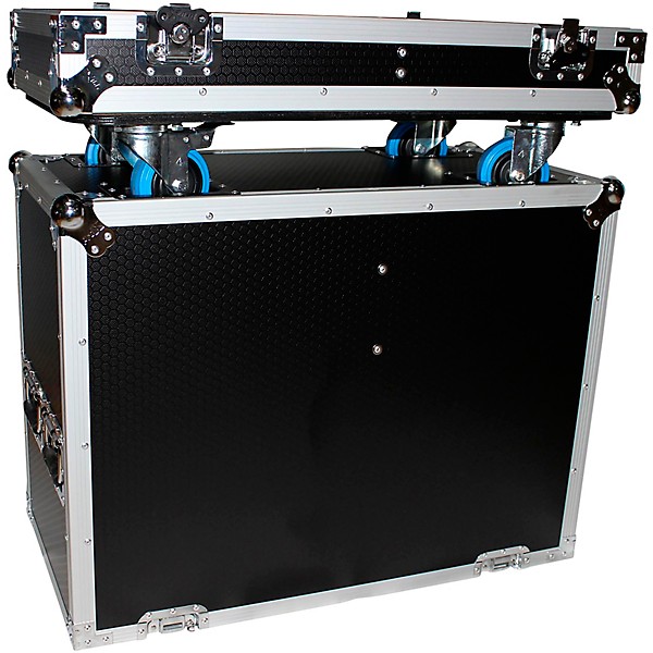 Open Box ProX XS-2X12SPW Universal 2 Speakers ATA Flight Case for 12" Loudspeakers Level 1  Black