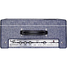 Open Box Supro 1970RK Keeley Custom 25W Tube Guitar Combo Amplifier Level 2 Blue 190839928931