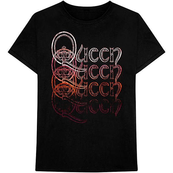 Bravado Queen Repeat Logo T-Shirt Large