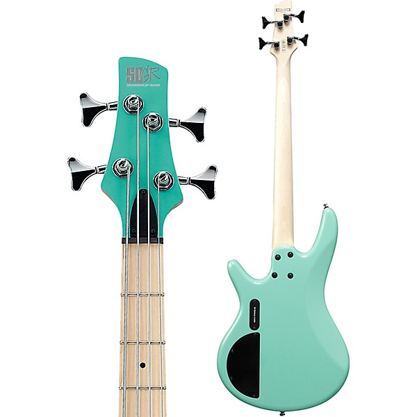 Open Box Ibanez Mezzo SRMD200K Electric Bass Aqua Green