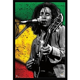 Trends International Bob Marley - Jam Poster Framed Black
