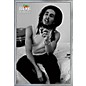Trends International Bob Marley - Puff Poster Framed Silver thumbnail