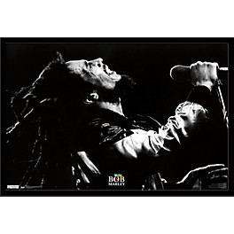 Trends International Bob Marley - Live Poster Premium Unframed Trends International Bob Marley - Live Poster Framed Black