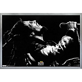 Trends International Bob Marley - Live Poster Premium Unframed Trends International Bob Marley - Live Poster Framed Silver