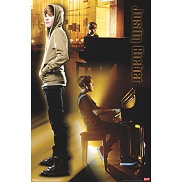 Trends International Justin Bieber - Piano Poster Premium Unframed