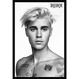 Trends International Justin Bieber - Pinup Poster Premium U... Trends International Justin Bieber - Pinup Poster Framed Black