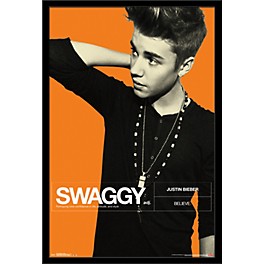 Trends International Justin Bieber - Swaggy Poster Framed ... Trends International Justin Bieber - Swaggy Poster Framed Black