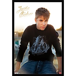 Trends International Justin Bieber - Twilight Poster Fra... Trends International Justin Bieber - Twilight Poster Framed Black