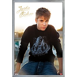 Trends International Justin Bieber - Twilight Poster Fr... Trends International Justin Bieber - Twilight Poster Framed Silver