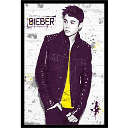 Trends International Justin Bieber - Wall Poster Framed Black