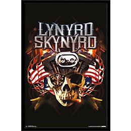 Trends International Lynyrd Skynyrd - Motor Poster Framed Black