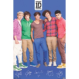 Trends International One Direction - Blue Poster Premium Unframed