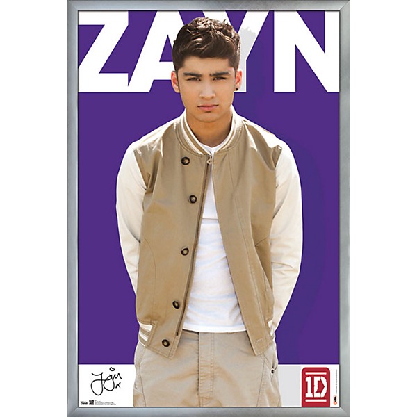Trends International One Direction - Zayne Malik Poster Framed Silver