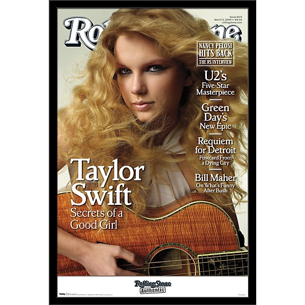Trends International Rolling Stone - Taylor Swift Poster Framed Black