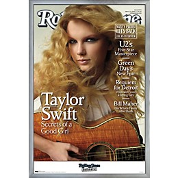 Trends International Rolling Stone - Taylor Swift Poster Framed Silver