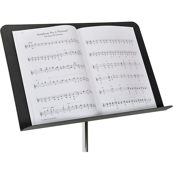 Proline 6-Pack Professional Orchestral Music Stand With Manhasset Music Stand Short Storage Cart (Holds 12-13)