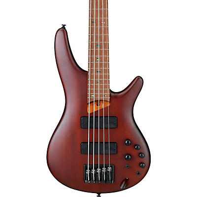 Ibanez Sr500e 5-String Electric Bass Guitar Brown Mahogany for sale