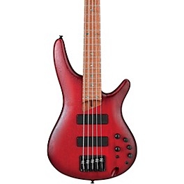 Ibanez SR505E 5-String Electric Bass Guitar Brown Mah... Ibanez SR505E 5-String Electric Bass Guitar Blackberry Sunburst Flat