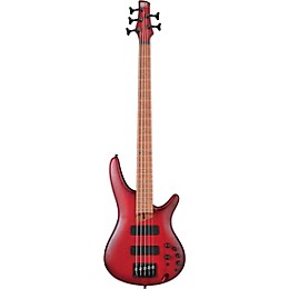 Ibanez SR500E 5-String Electric Bass Guitar Blackberry Sunburst Flat
