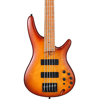 Ibanez Sr500e 5-String Electric Bass Guitar Light Violin Sunburst Flat for sale