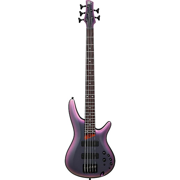 Ibanez SR500E 5-String Electric Bass Guitar Black Aurora Burst