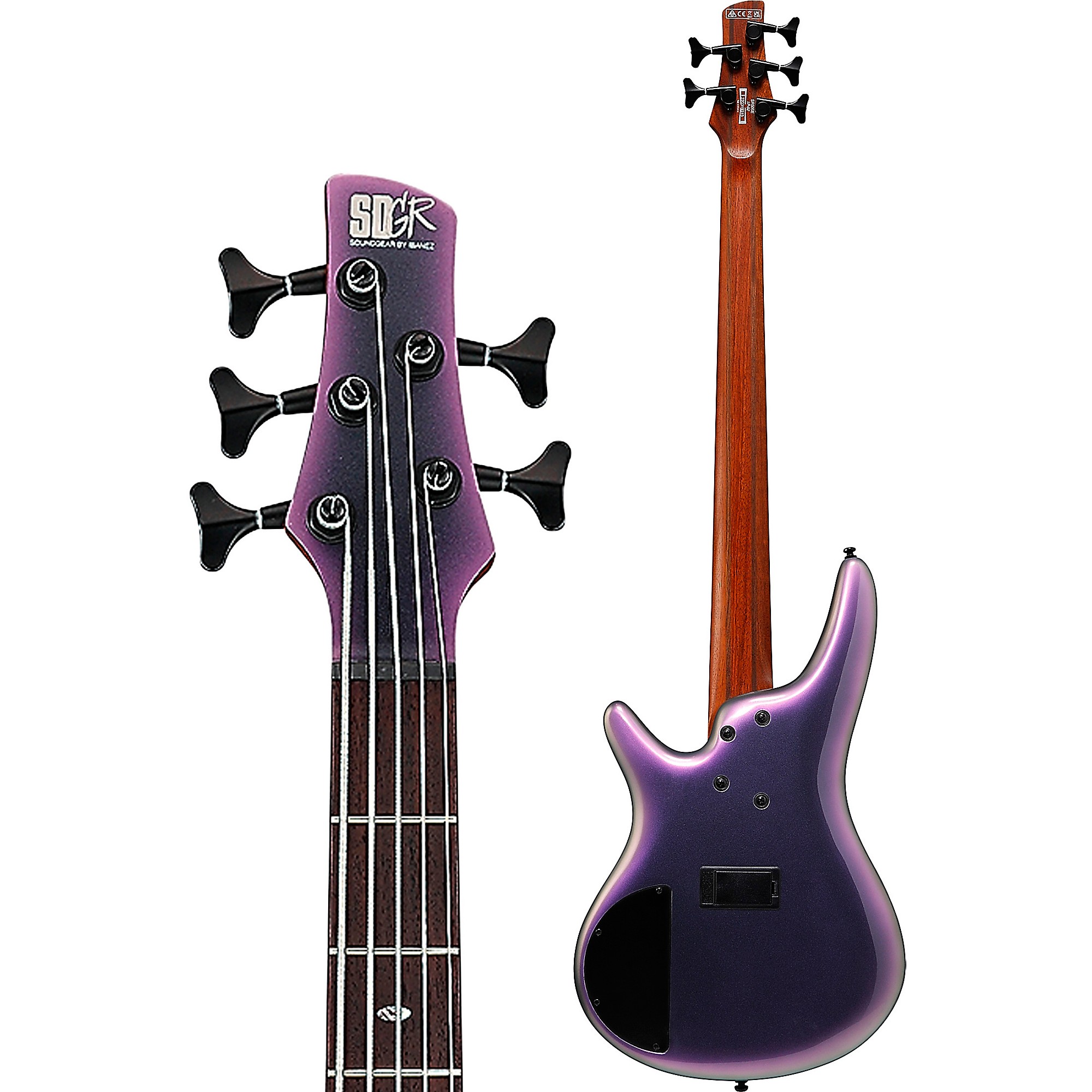 Ibanez SR505E 5-String Electric Bass Guitar Black Aurora