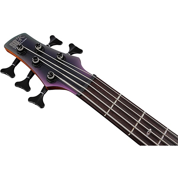 Ibanez SR505E 5-String Electric Bass Guitar Black Aurora Burst