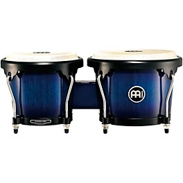 MEINL Headliner Wood Bongos With Ocean Blue Burst Finish