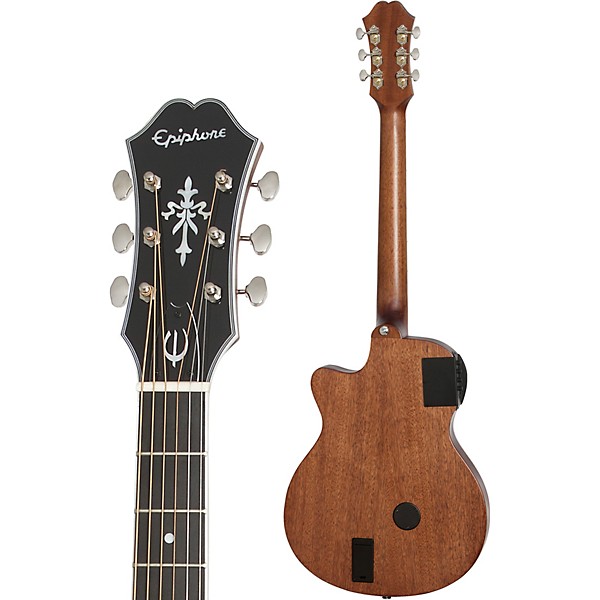 Open Box Epiphone SST Coupe Acoustic-Electric Guitar Level 2 Ebony 194744159114