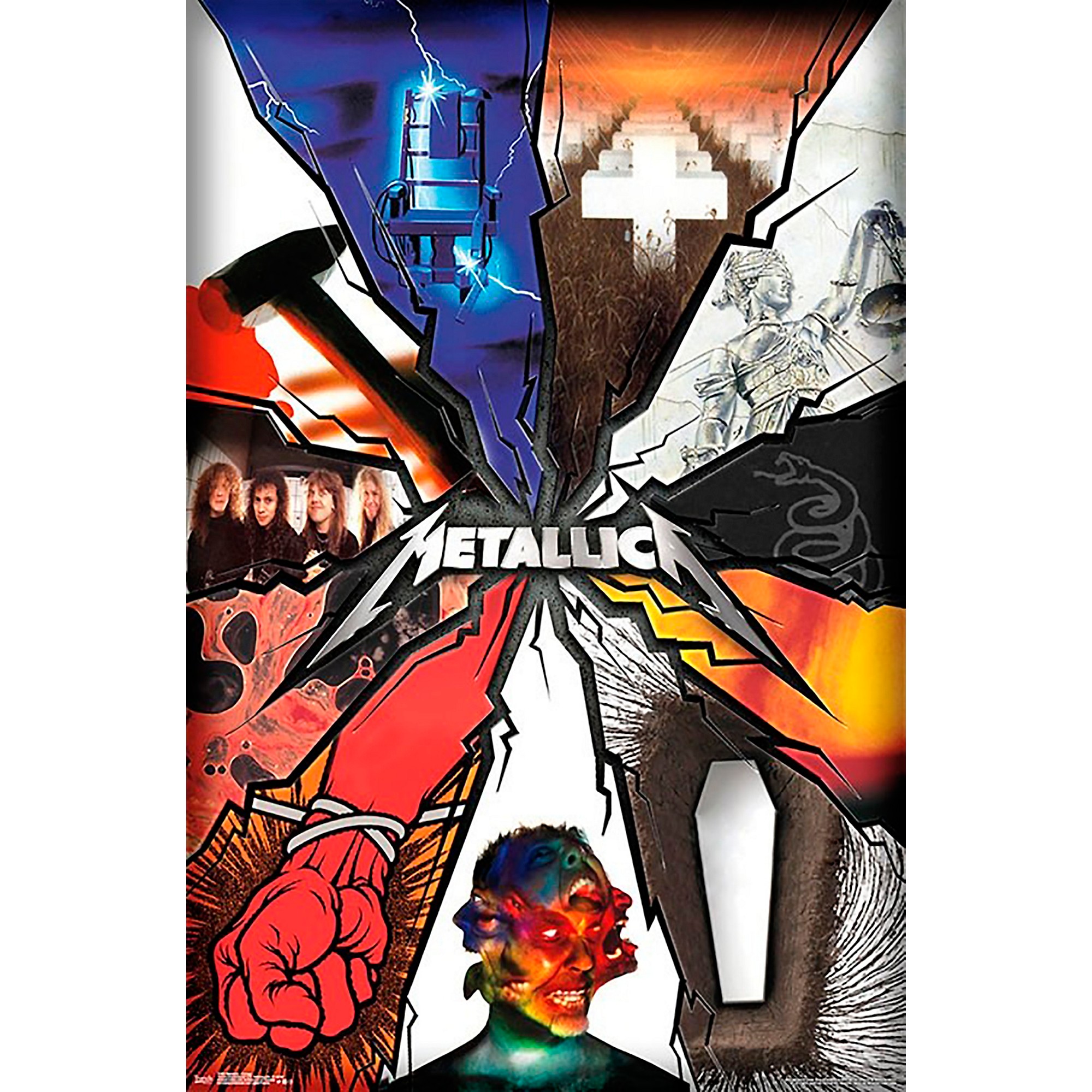 Wetland værtinde Luksus Trends International Metallica - Collage Poster | Guitar Center