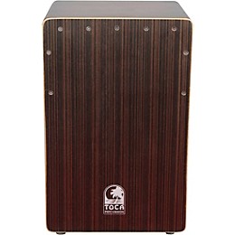 Toca Workhorse Cajon 11.75 x 19.75 x 11.75 in. Dark Walnut