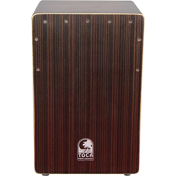 Toca Workhorse Cajon 11.75 x 19.75 x 11.75 in. Dark Walnut