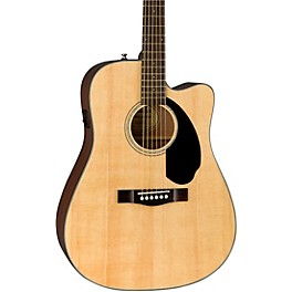 Fender CD-60SCE Dreadnought Acoustic-Electric Guitar Black Fender CD-60SCE Dreadnought Acoustic-Electric Guitar Natural