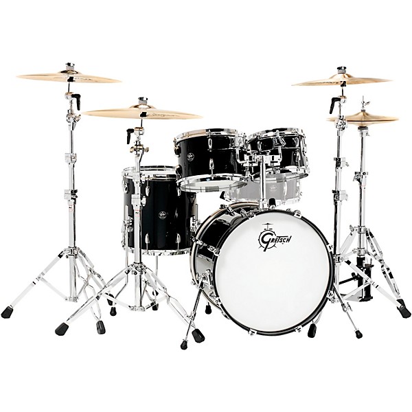 Gretsch Drums Renown 4-Piece Shell Pack with 20" Bass Drum Piano Black