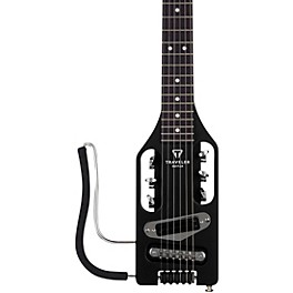 Traveler Guitar Ultra-Light Electric Left-Handed Electric Travel Guitar Matte Black