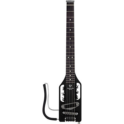 Traveler Guitar Ultra-Light Electric Left-Handed Electric Travel Guitar Matte Black for sale