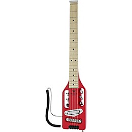 Traveler Guitar Ultra-Light Electric Left-Handed Electric Travel Guitar Torino Red