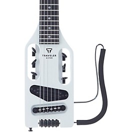 Traveler Guitar Ultra-Light Electric Travel Guitar Satin White Traveler Guitar Ultra-Light Electric Travel Guitar Satin White