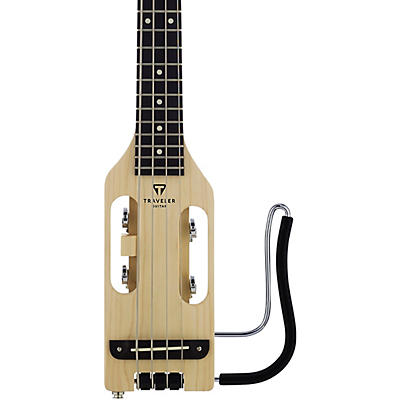 Traveler Guitar Ultra-Light Electric Travel Bass Natural Satin for sale