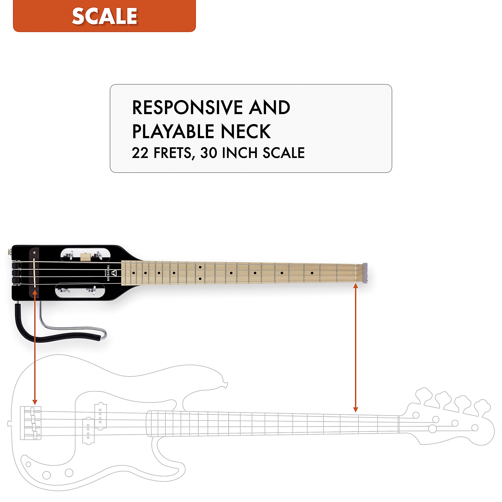 Traveler Guitar Ultra-Light Bass || 30