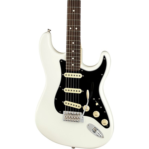Fender American Performer Stratocaster Rosewood Fingerboard Electric Guitar Aged White