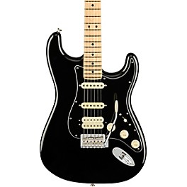 Fender American Performer Stratocaster ... Fender American Performer Stratocaster HSS Maple Fingerboard Electric Guitar Black