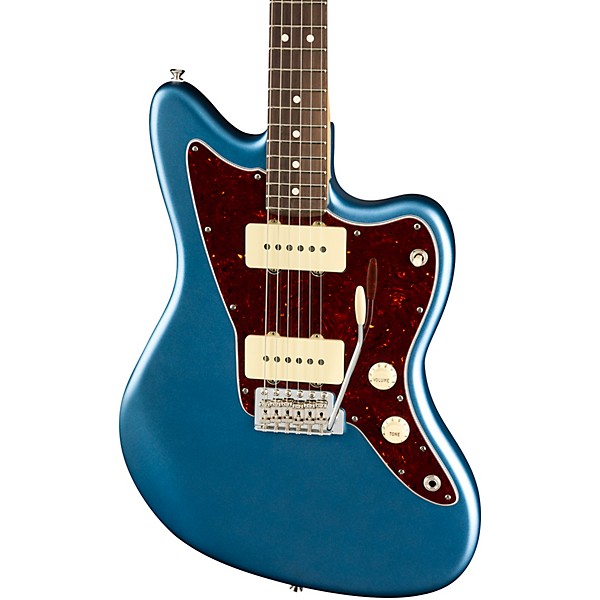 Fender American Performer Jazzmaster Rosewood Fingerboard Electric Guitar Satin Lake Placid Blue