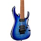 Open Box Ibanez RGA7420FM 7-String Electric Guitar Level 1 Flat Blue Lagoon Burst