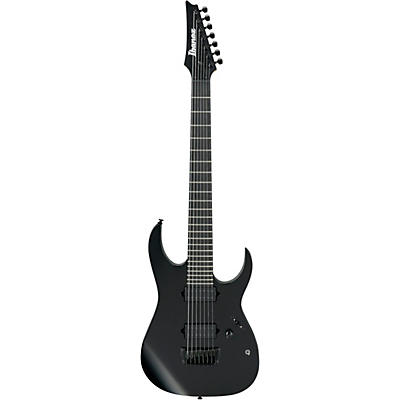 Ibanez Rgixl7 Iron Label 7-String Electric Guitar Black for sale
