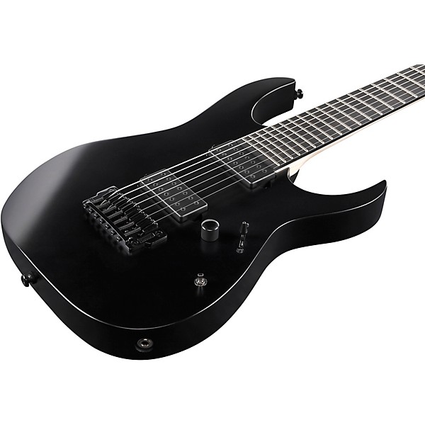 Open Box Ibanez RGIXL7 Iron Label 7-String Electric Guitar Level 1 Black