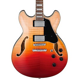 Ibanez AS73FM Artcore Semi-Hollow Electric Guita... Ibanez AS73FM Artcore Semi-Hollow Electric Guitar Transparent Autumn Fade