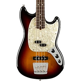 Blemished Fender American Performer Mustang Bass Rosewood Fingerboard Level 2 3-Color Sunburst 197881209032